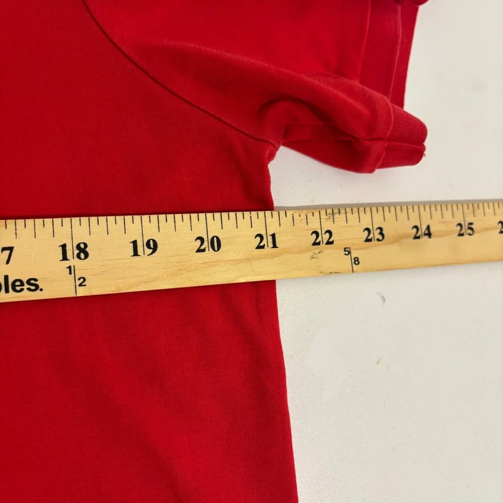 Polo Ralph Lauren Polo Shirt Mens L Red Classic Fit Short Sleeve Blue Pony Logo